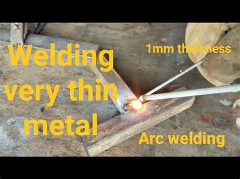 arc welding 1mm sheet metal|sheet metal welding process.